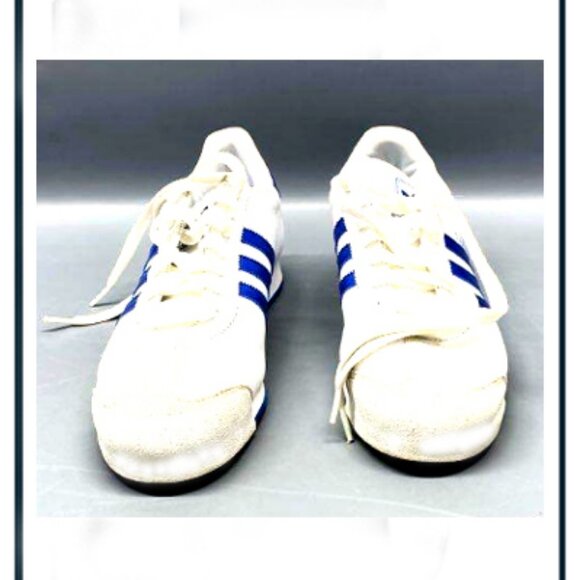New Or Like New Adidas Originals Men\'s White/Blue Samoa Sneakers main image 7
